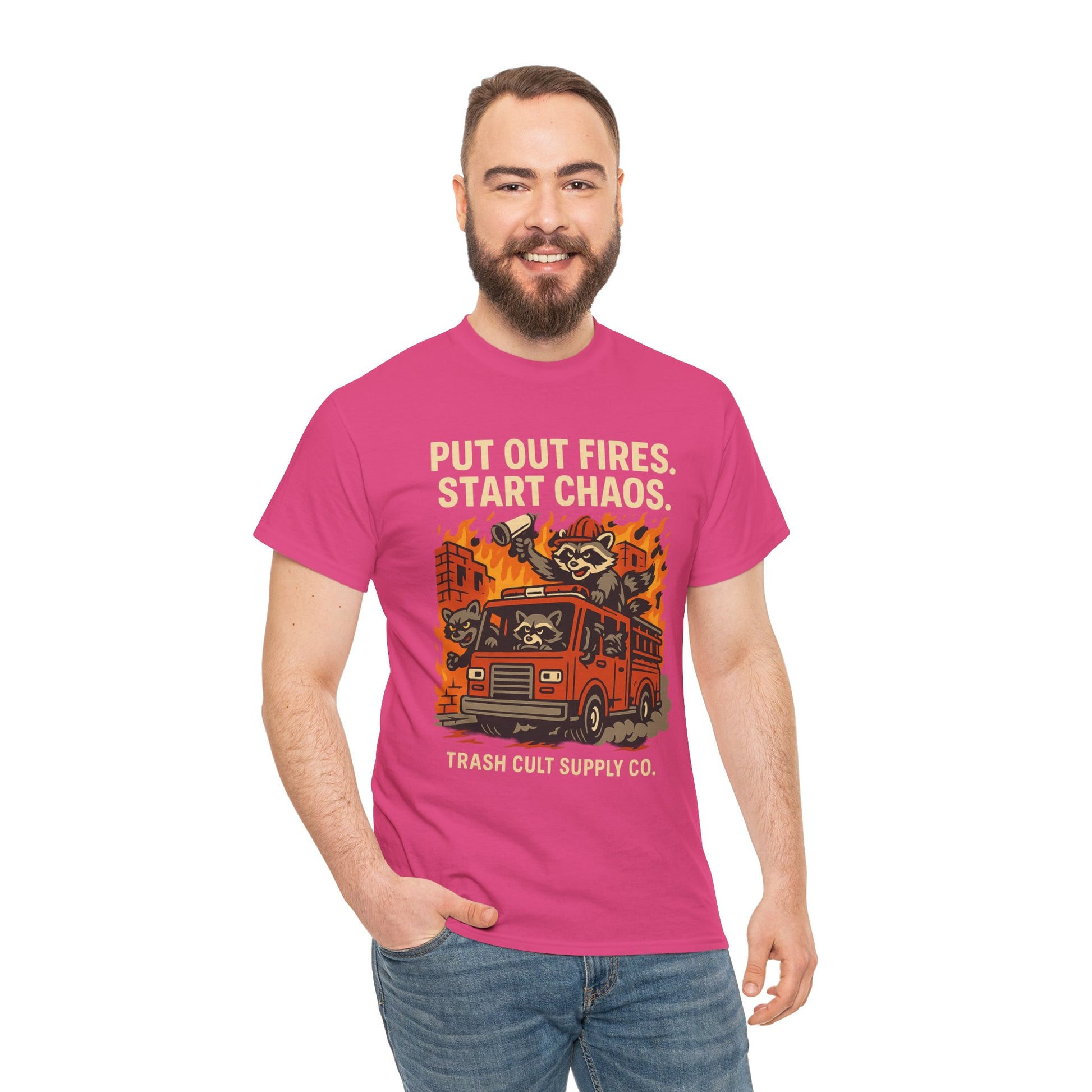 Put Out Fires Start Chaos Unisex Heavy Cotton Tee | Funny Firefighter Shirt | Casual Wear | Gift for Firefighter Lovers, Firefighter [...]
