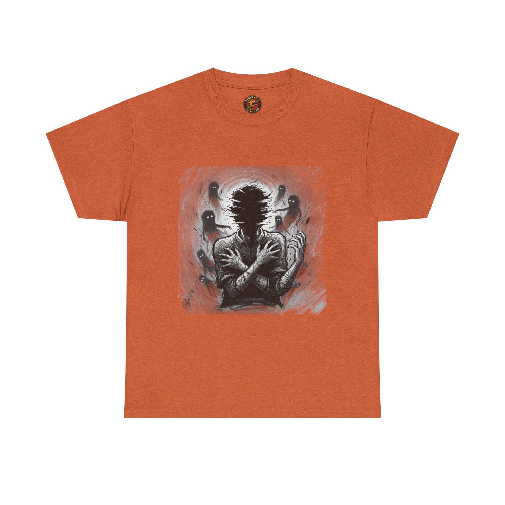 Xian Allen x Trash Cult Shirt – “Don’t Let Them In” | Ghost Spiral Emotional Horror Tee