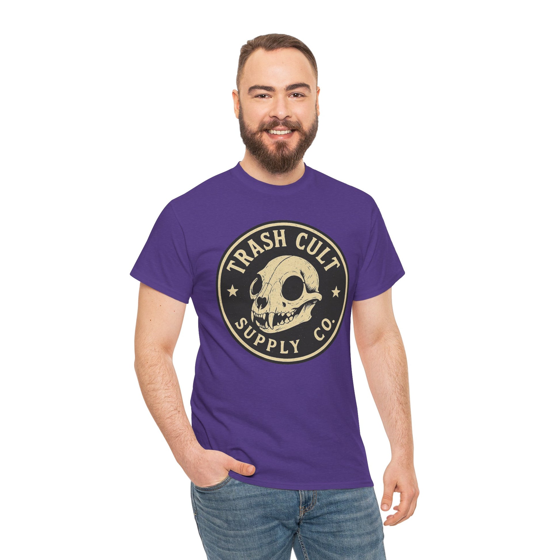 Trash Cult Skull - Stay Feral Culture Vibe, Streetwear Gift, Casual Outfit, Festival Wear, Trendy Apparel, Unique Present