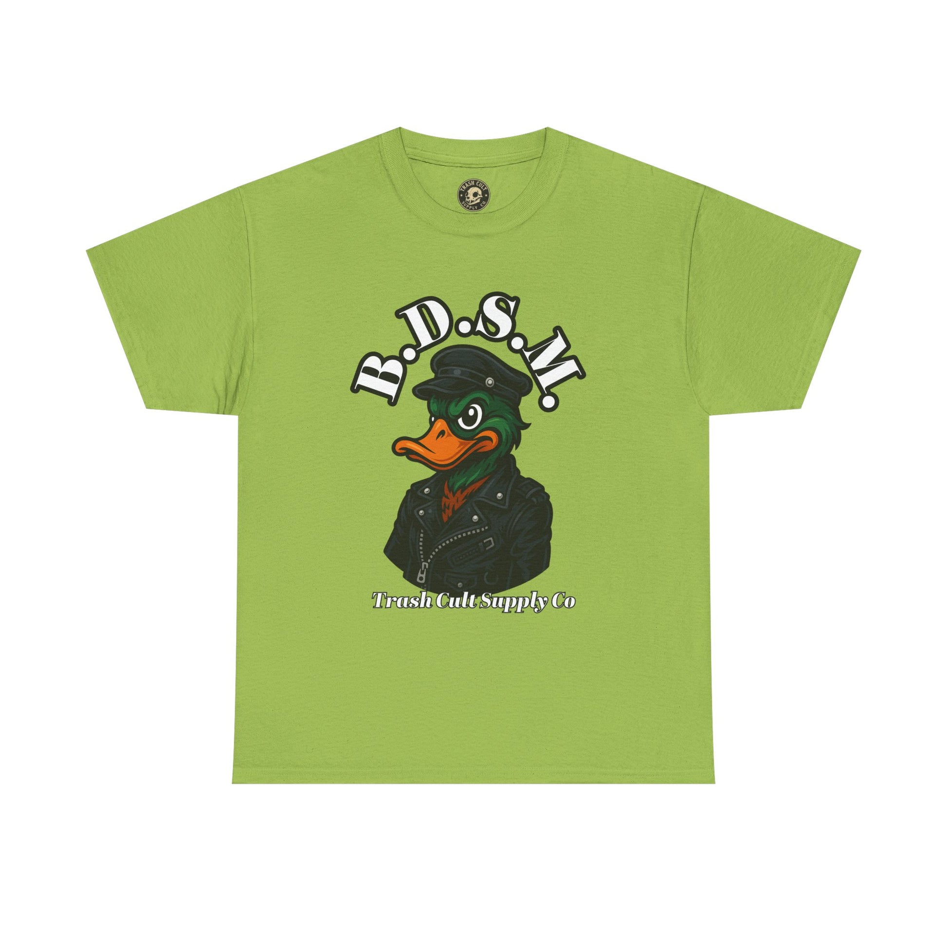 BDSM Mallard Duck Biker Shirt – Funny Biker Duck Tee on Gildan 5000