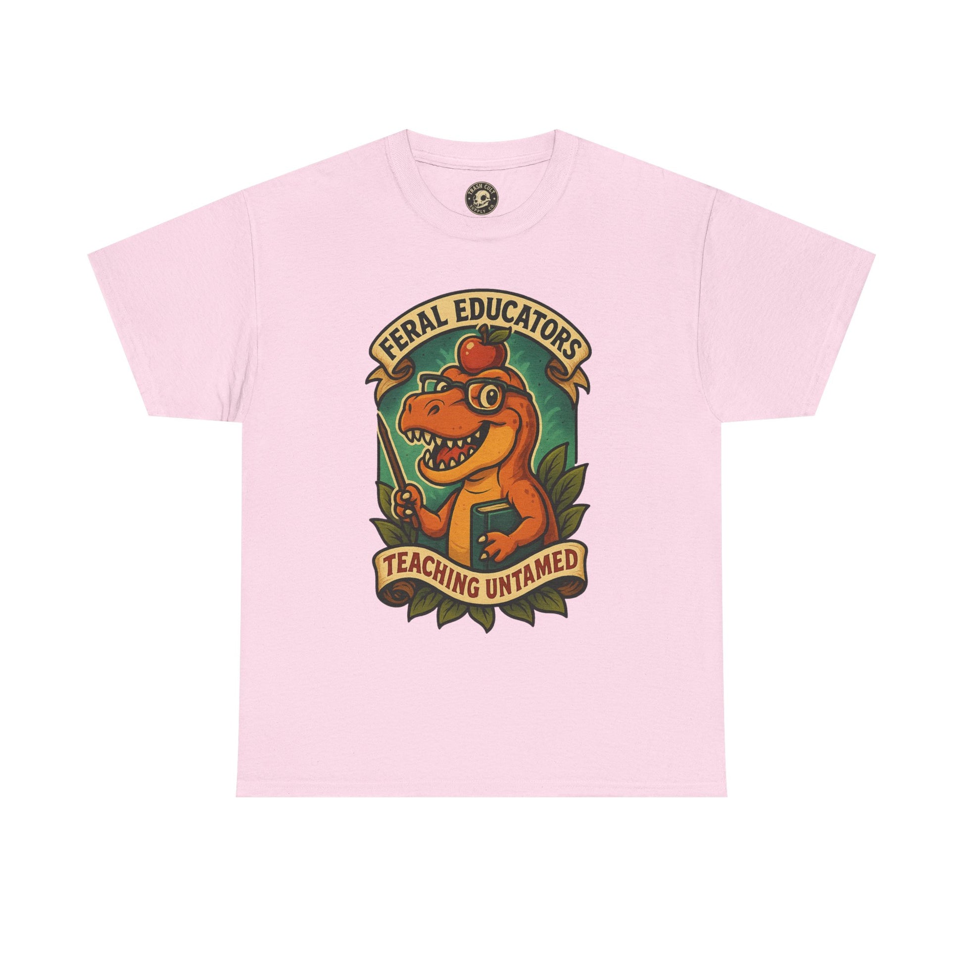 Feral Educators Tee, Fun Teacher Shirt, Unisex Cotton Tee, Gift for Educators, Classroom Apparel, Teacher Appreciation Day