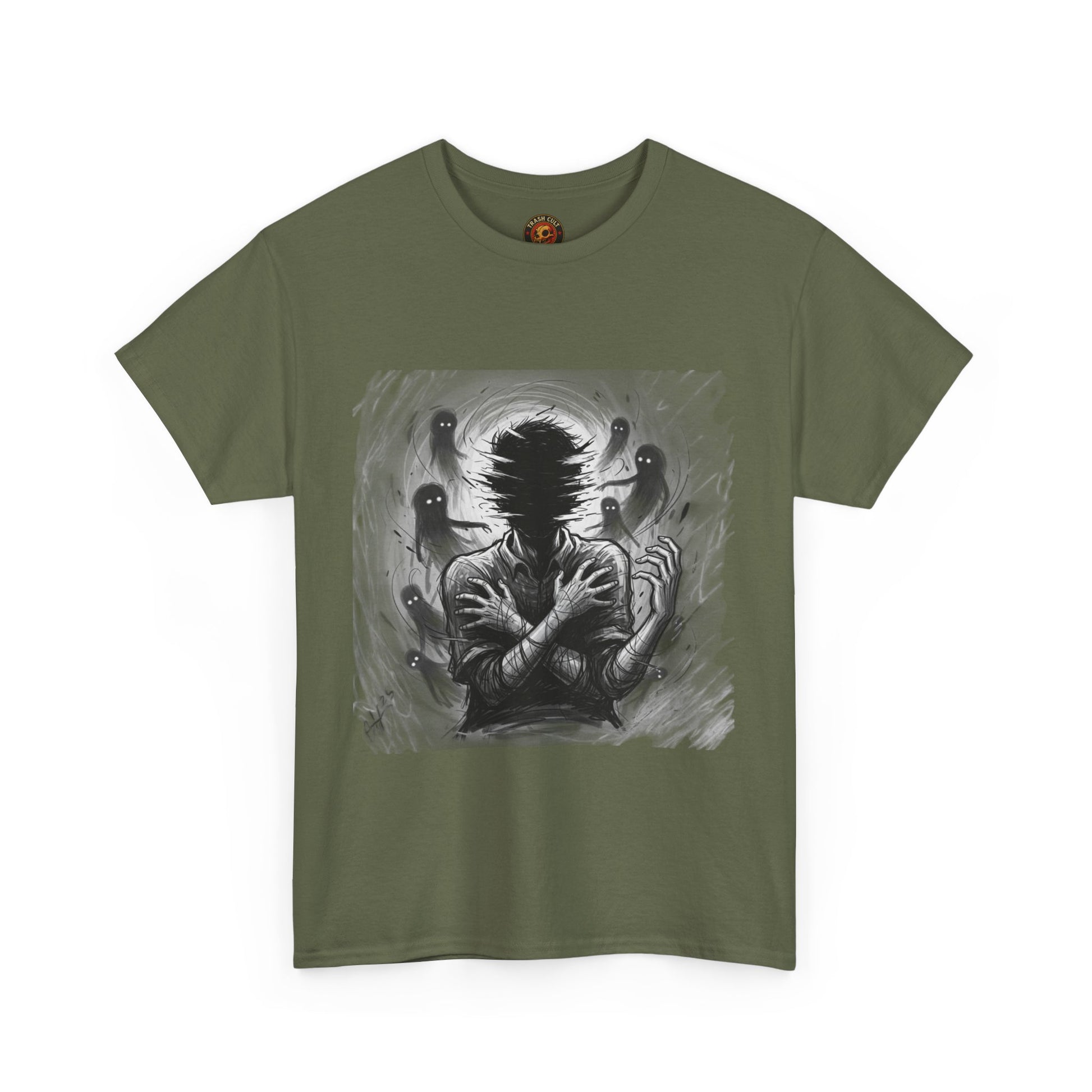 Xian Allen x Trash Cult Shirt – “Don’t Let Them In” | Ghost Spiral Emotional Horror Tee