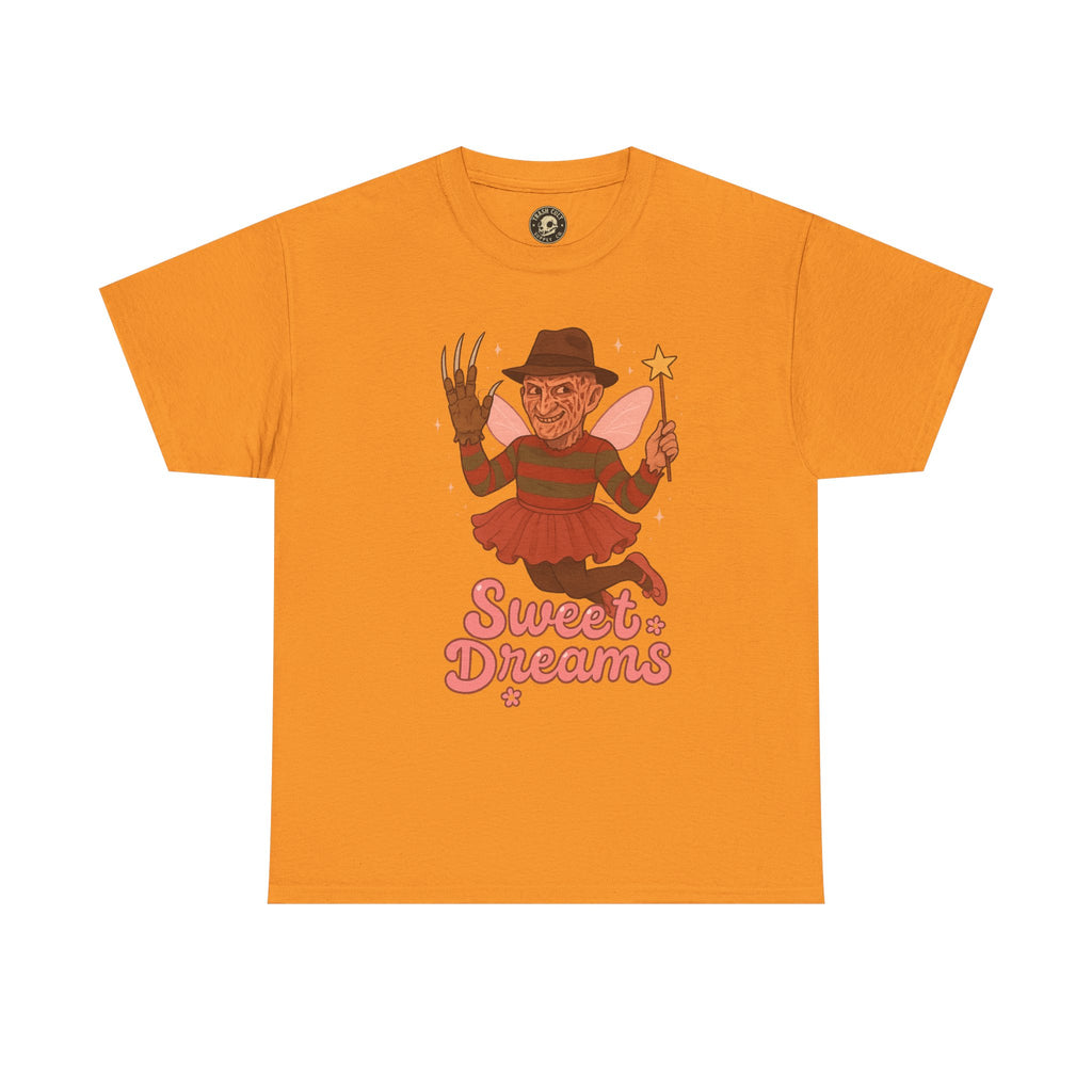 Freddy Krueger Fairy “Sweet Dreams” Funny Horror Parody T-Shirt – Gildan 5000