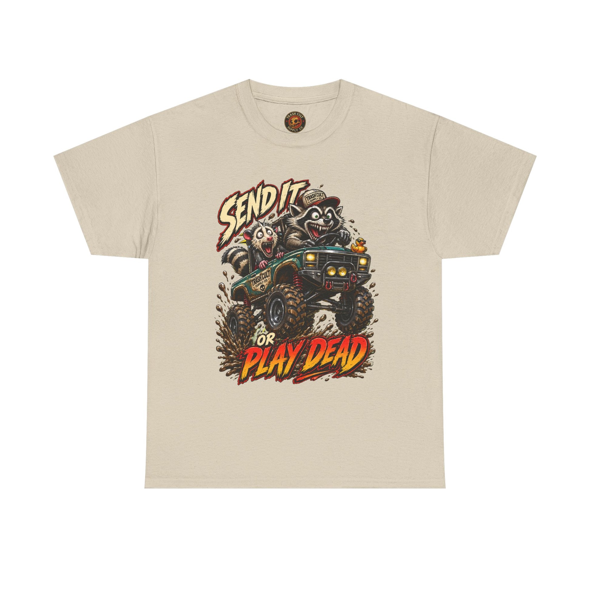 T-Shirt — 'Send It or Play Dead' Off‑Road Truck Graphic Tee
