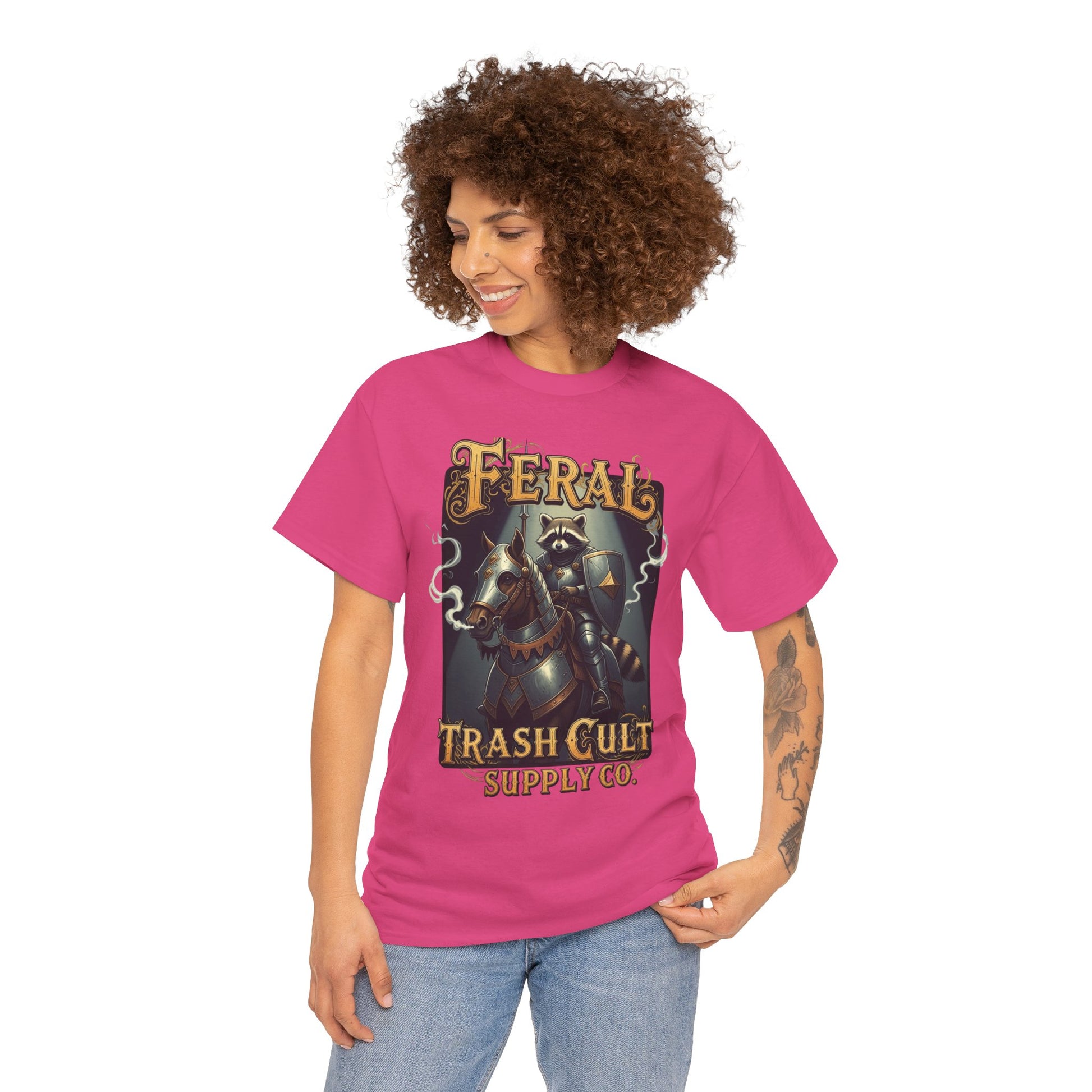 Feral Trash Cult Tee, Unisex Graphic Tee, Cool T-Shirt, Unique Funny Apparel, Gift for Eco Warriors, Casual Wear, Festival Clothing