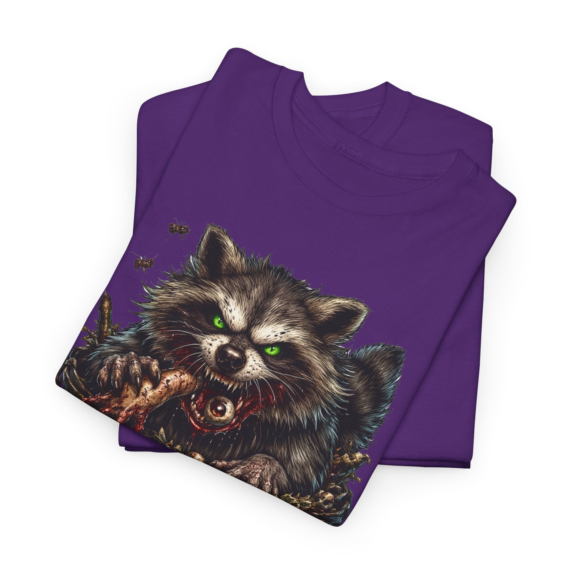 Raccoon 'Trash Cult Supply Co.' Graphic Tee — Vintage Grunge Animal Streetwear