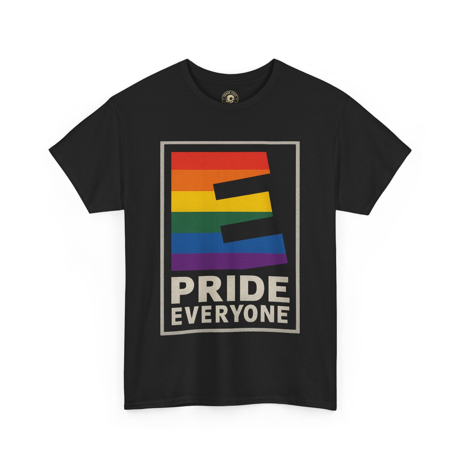 Pride “E for Everyone” T-Shirt – LGBTQ+ Inclusivity Graphic | Gildan 5000
