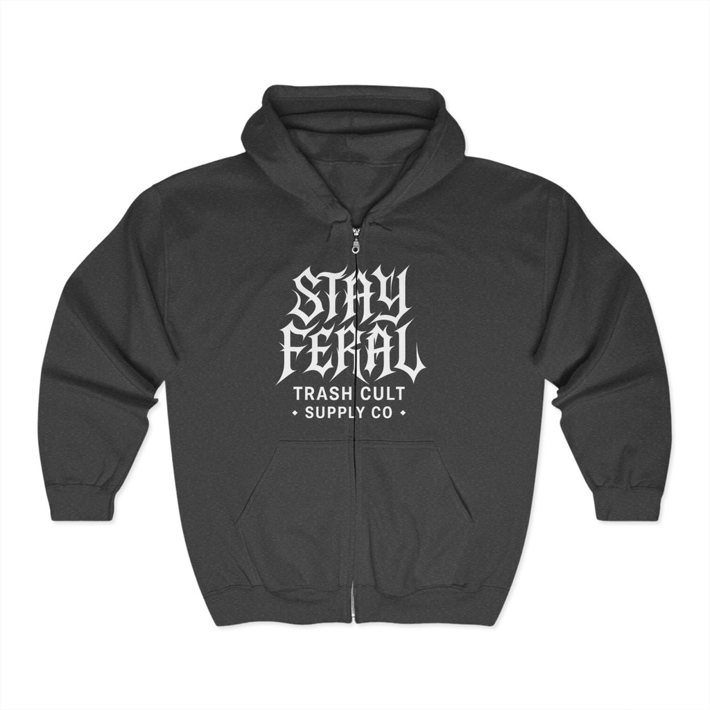 Stay Feral Unisex Heavy Blend Zip Hoodie | Cool Streetwear for Casual Vibes, Perfect Gift for Nature Lovers, Eco-Conscious Style, [...]