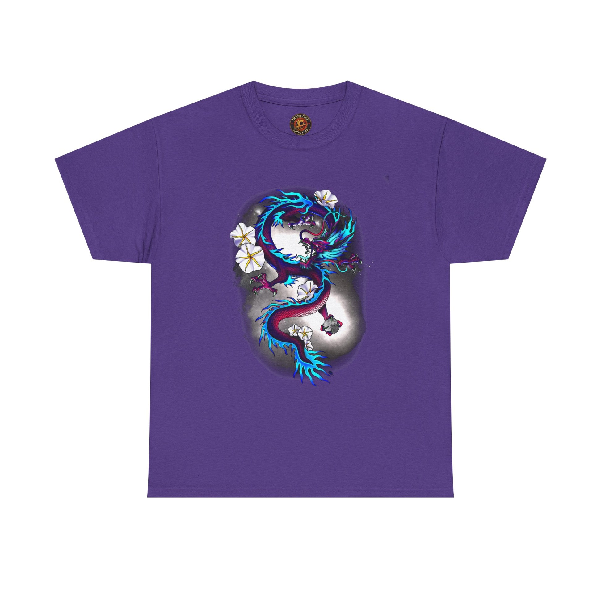 Electric Dragon Tattoo T-Shirt – Lara Davenport x Trash Cult Supply Co. Collab (Gildan 5000)