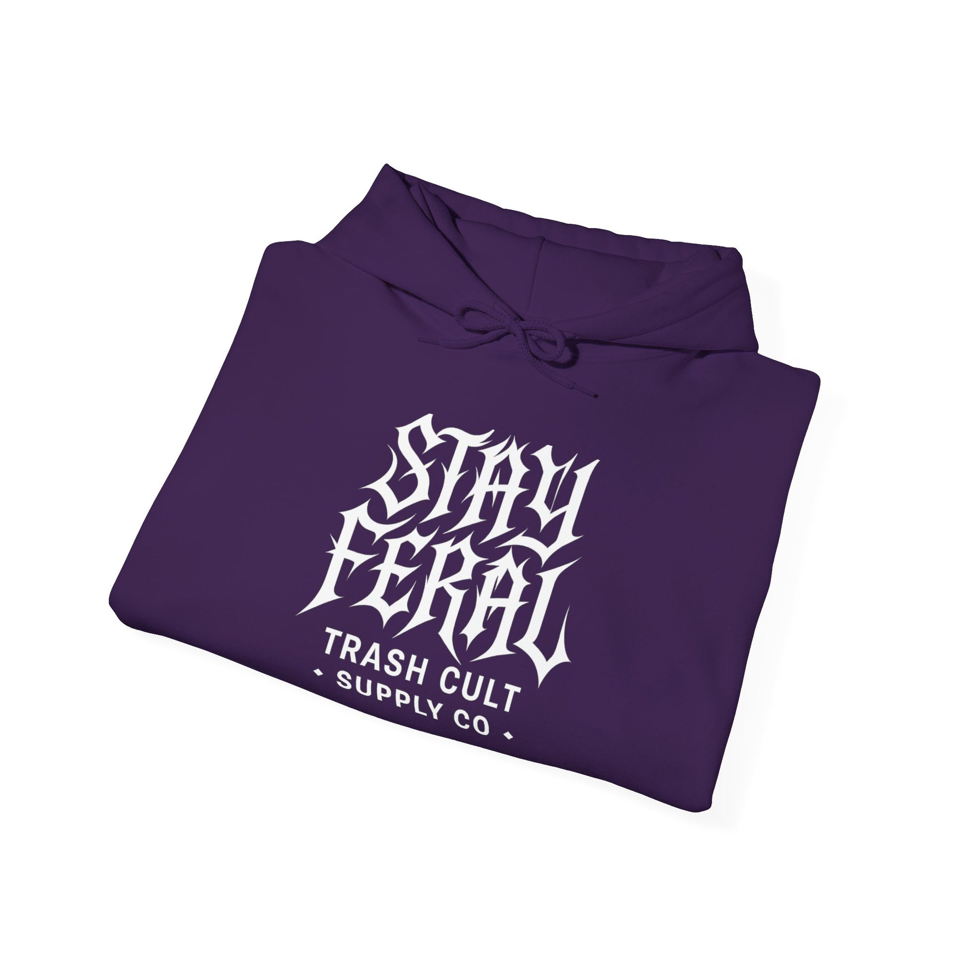 Stay Feral Gothic Hoodie – Trash Cult Supply Co Unisex Pullover