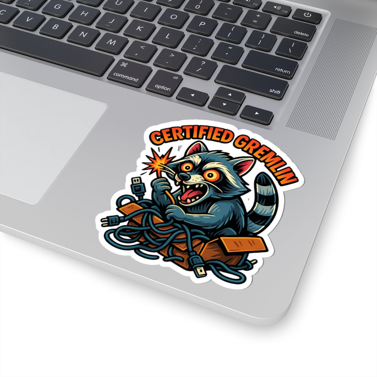 Certified Gremlin Kiss-Cut Stickers | Fun Decor, Laptop Accessories, Gift for Gamers & Tech Lovers, Party Favors, Retro Vibe