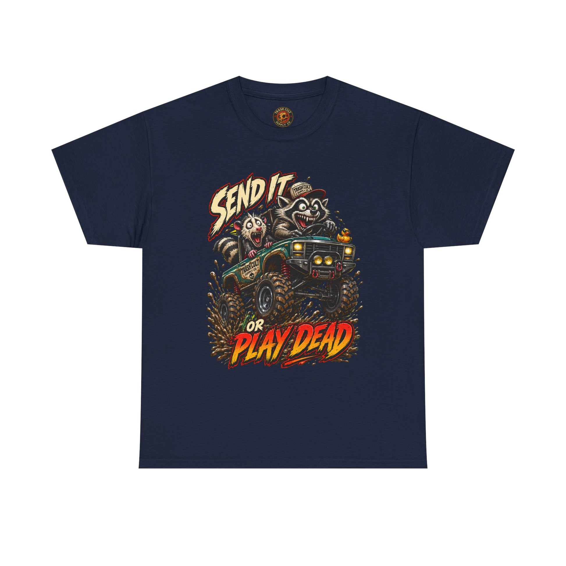 T-Shirt — 'Send It or Play Dead' Off‑Road Truck Graphic Tee