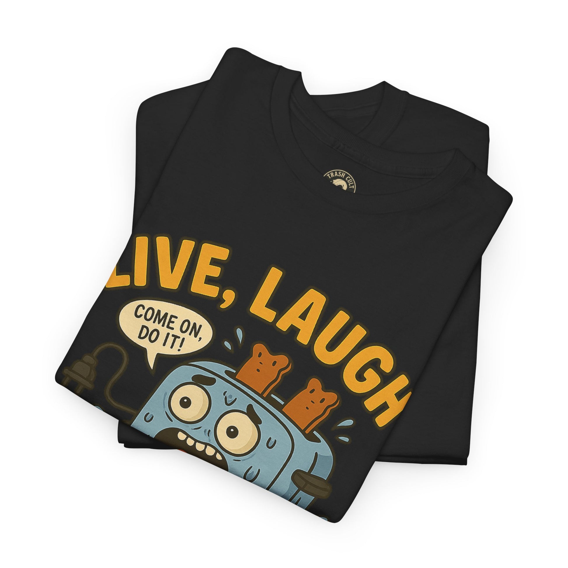 Funny Toaster Bath Tee, Humorous Unisex Shirt, Gift for Friends, Lightweight Cotton Tee, Birthday Party Outfit