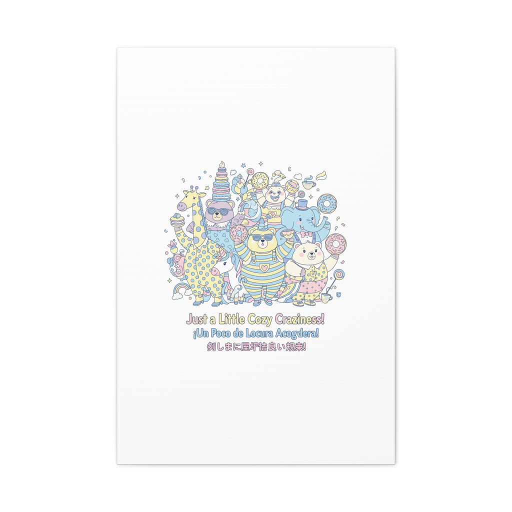 Cozy Craziness Canvas | mildly unhinged cute, whimsical weird