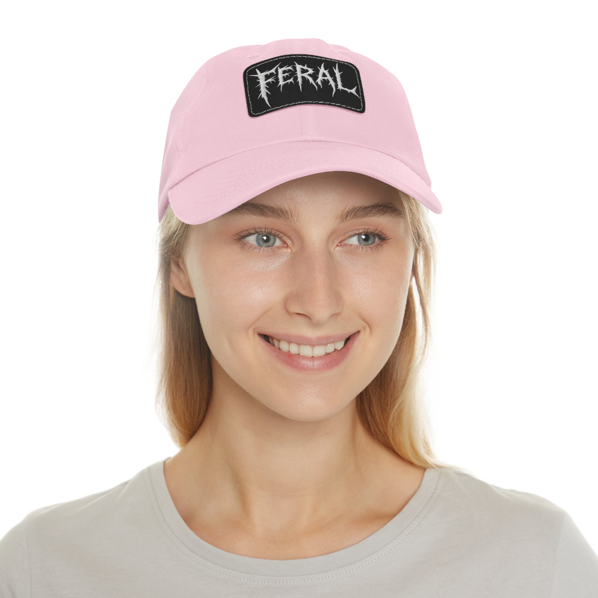 FERAL Embroidered Leather Patch Hat – Trash Cult Supply Co.