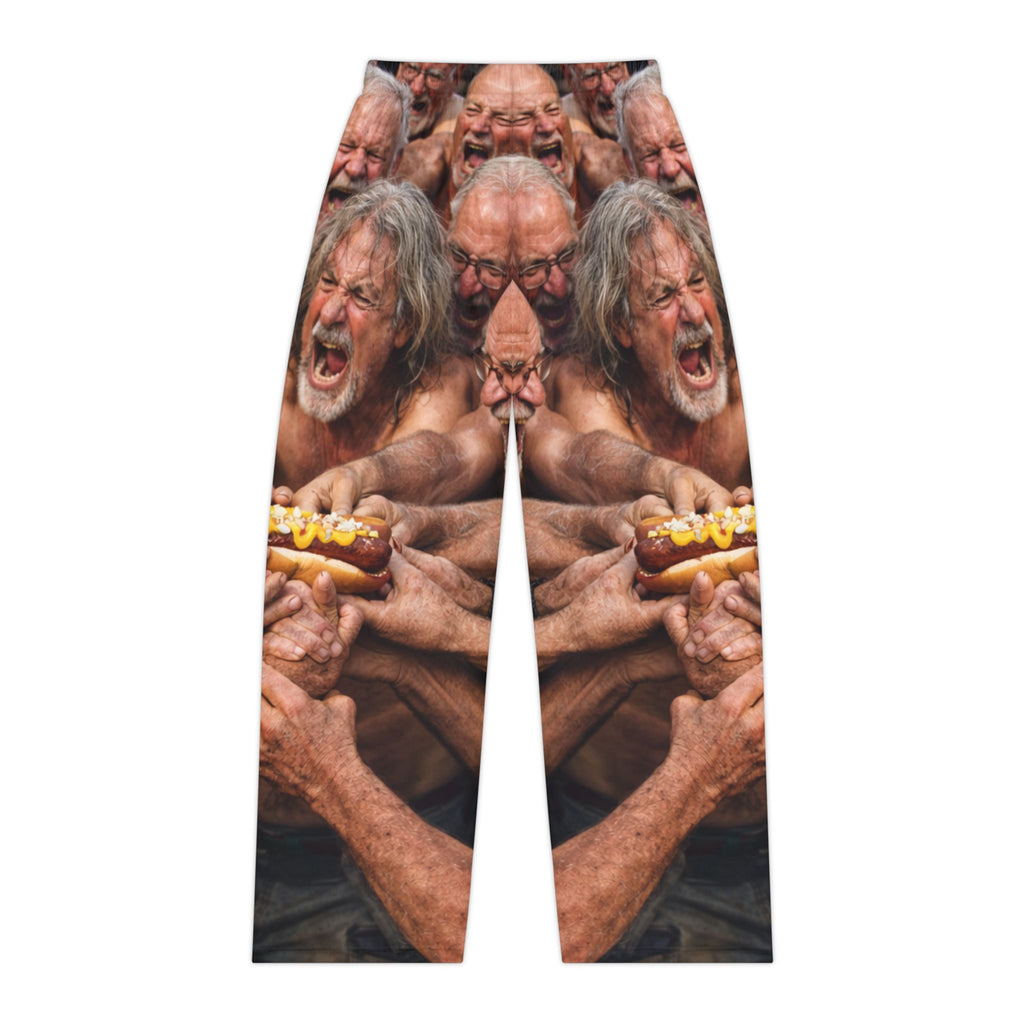 Mustard Madness Pajama Pants – Old Men, One Hot Dog, Zero Dignity