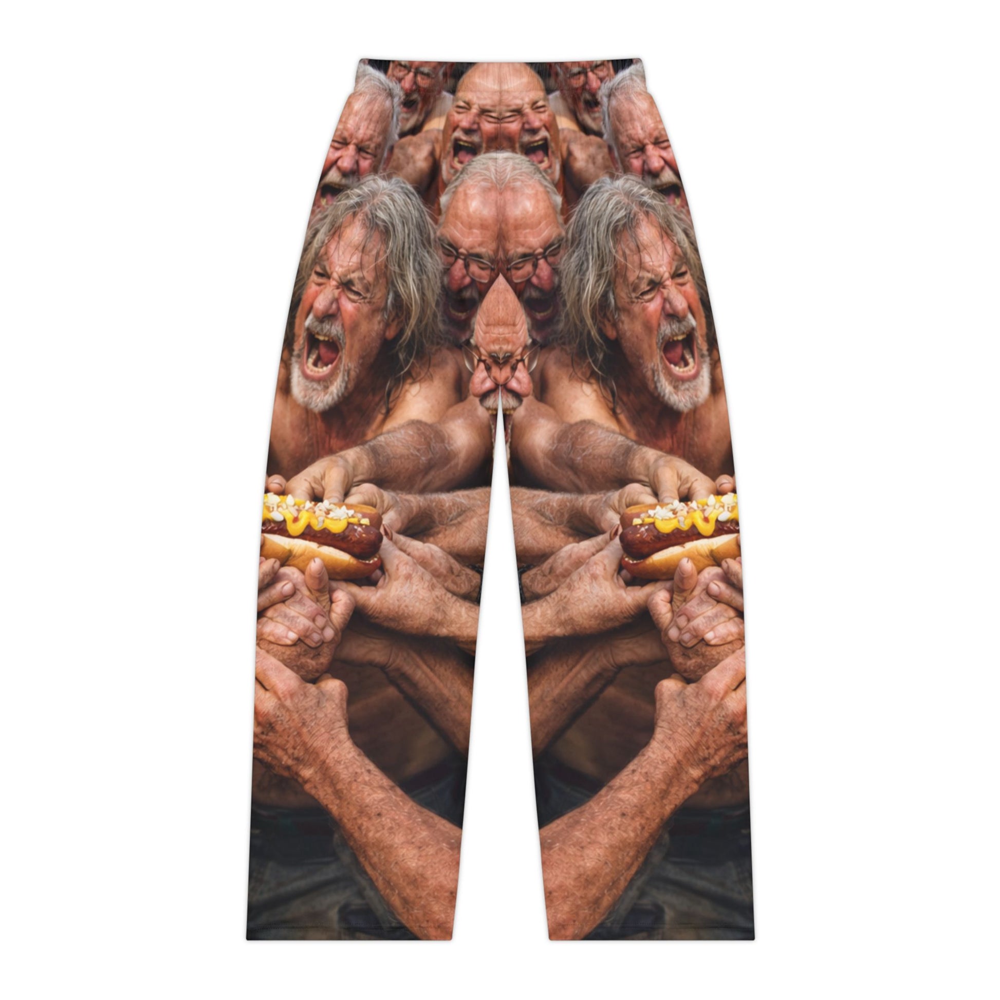Mustard Madness Pajama Pants – Old Men, One Hot Dog, Zero Dignity