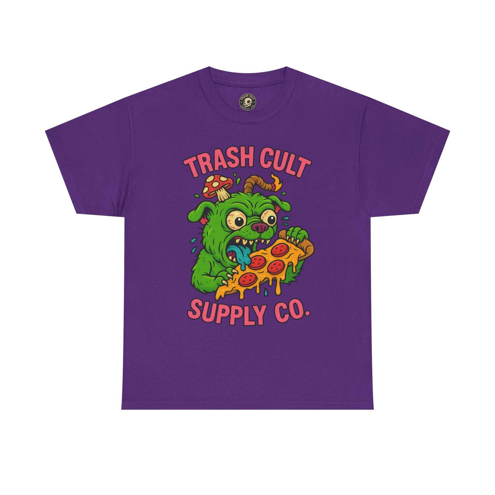 Feral Pizza Monster Shirt – Trash Cult Supply Co | Gildan 5000 Graphic Tee
