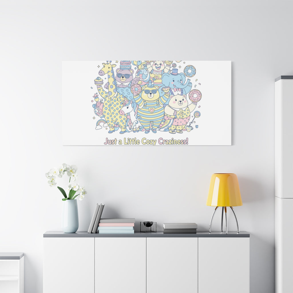 Cozy Craziness Canvas | mildly unhinged cute, whimsical weird