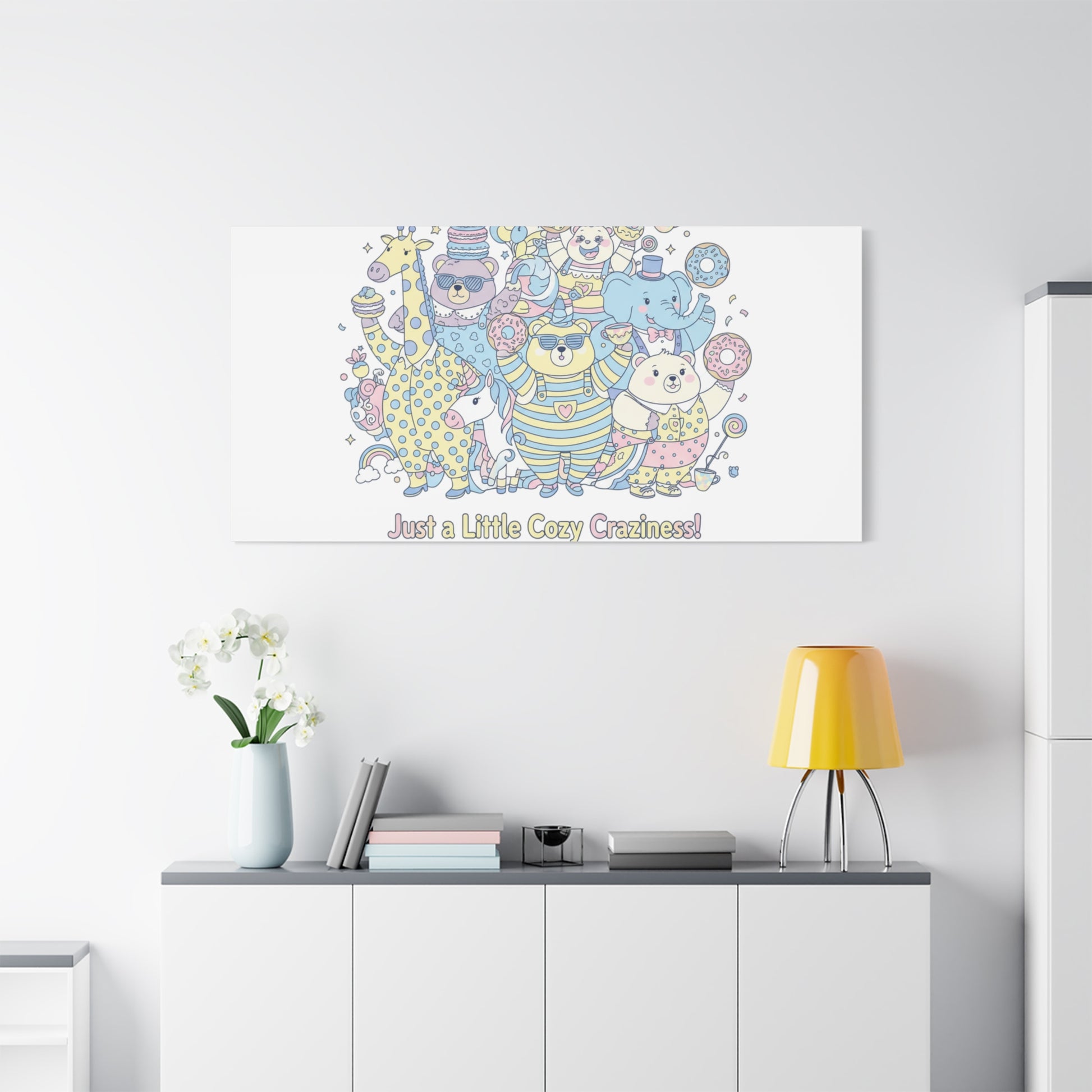 Cozy Craziness Canvas | mildly unhinged cute, whimsical weird