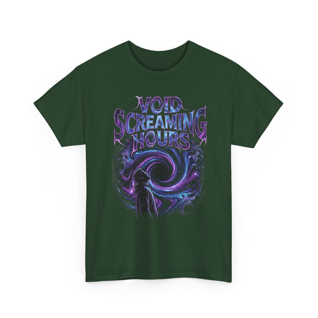 Void Screaming Hours Tee — Gothic Cosmic Horror T‑Shirt