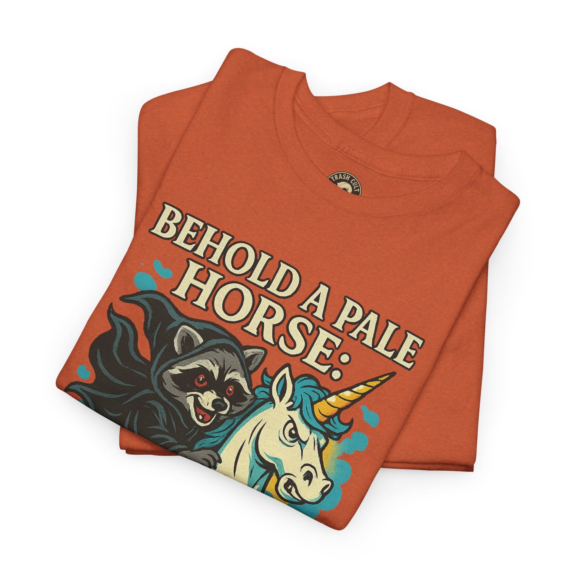 Behold a Pale Horse – Raccoon of Death Shirt | Gildan 5000 Unisex Tee