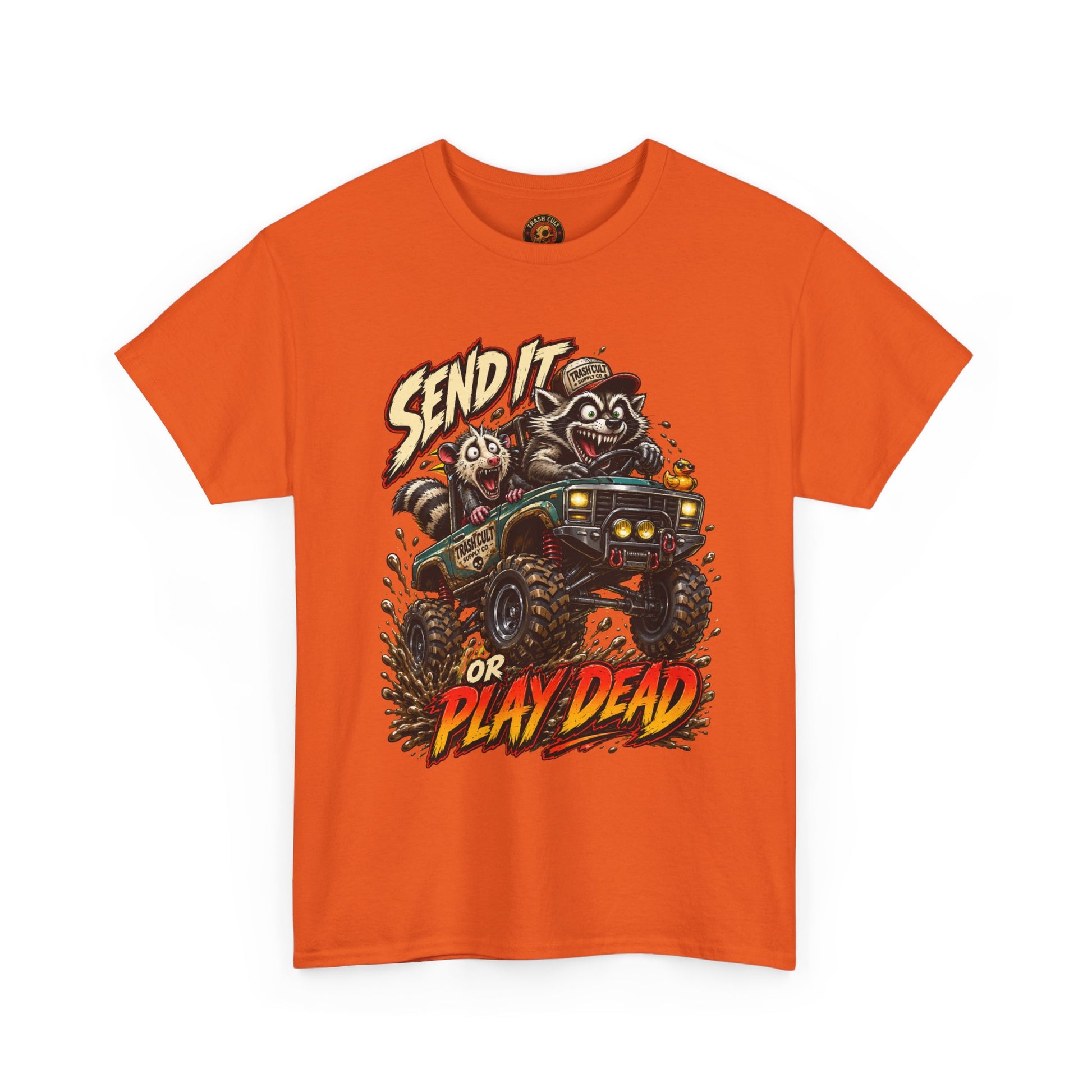T-Shirt — 'Send It or Play Dead' Off‑Road Truck Graphic Tee
