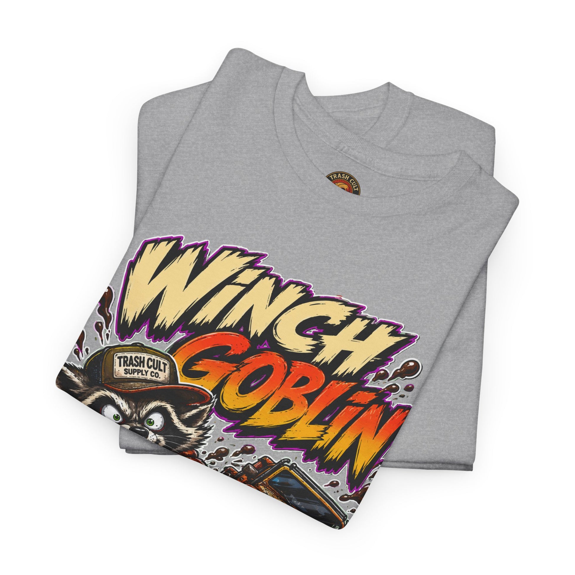 Winch Goblin Tee — Vintage Tow Truck Mechanic Graphic Shirt