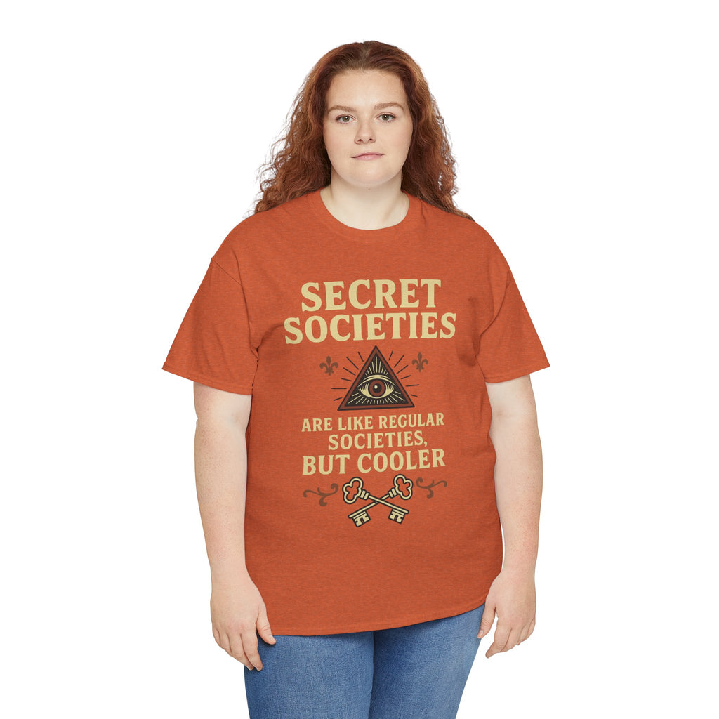 Secret Societies Shirt – Illuminati Eye Graphic Tee – Gildan 5000 Soft Cotton – Trash Cult Vintage Design