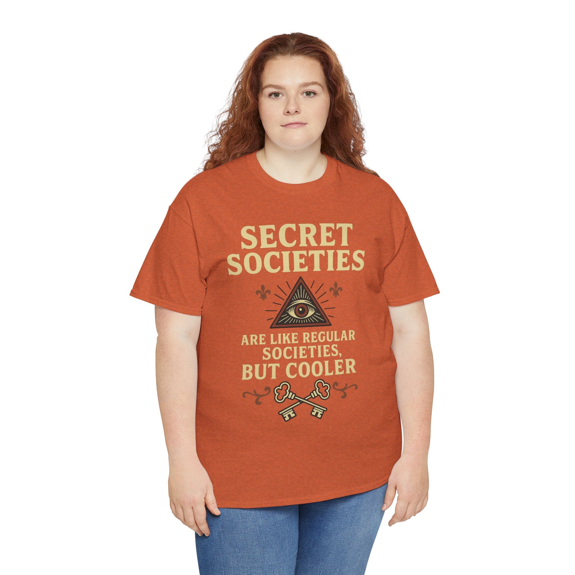 Secret Societies Shirt – Illuminati Eye Graphic Tee – Gildan 5000 Soft Cotton – Trash Cult Vintage Design