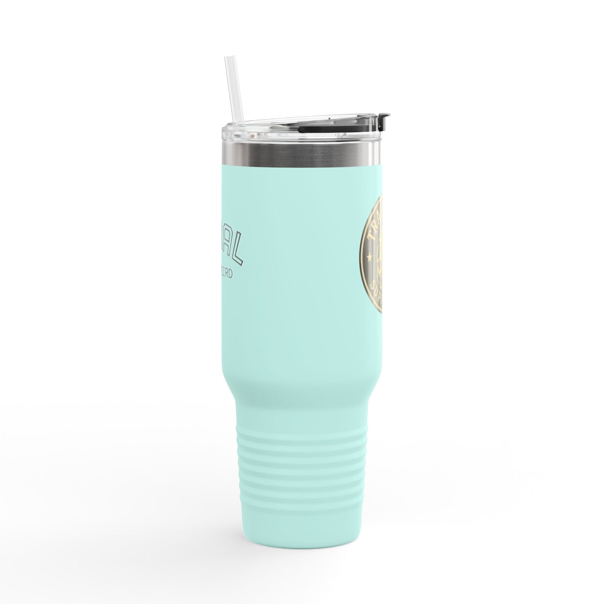 40oz Insulated Travel Mug with Handle – Leak-Proof Stainless Steel Tumbler for Hot & Cold Drinks | Trash Cult / FERAL Edition