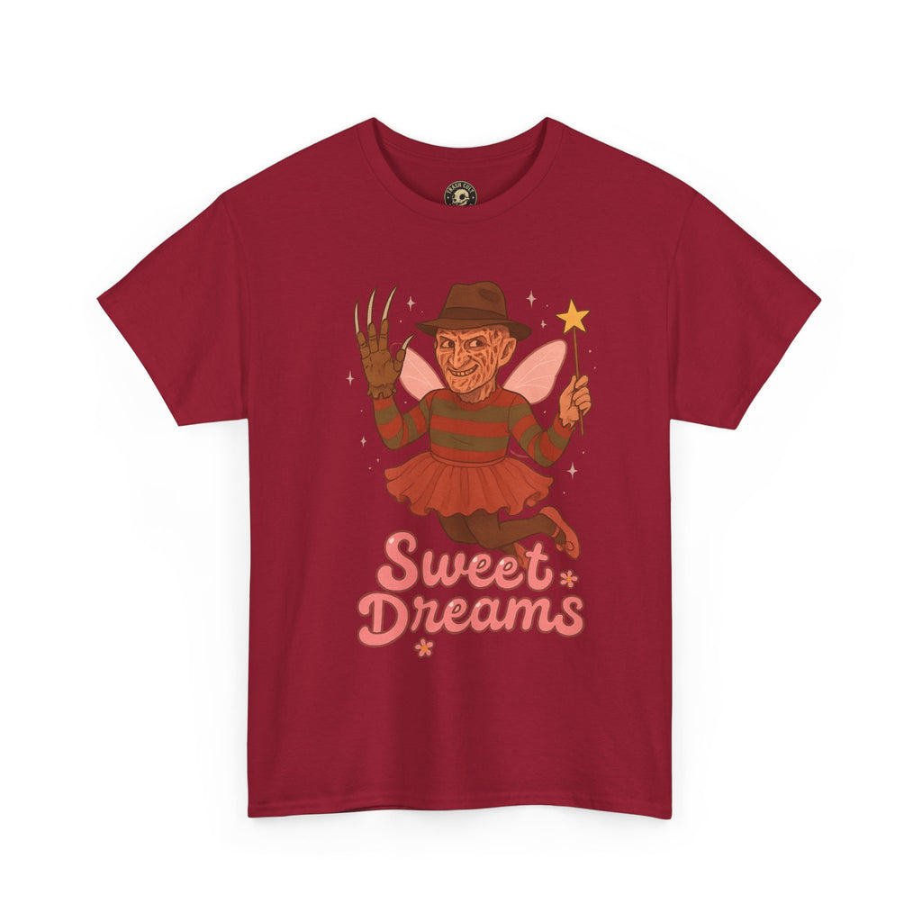 Freddy Krueger Fairy “Sweet Dreams” Funny Horror Parody T-Shirt – Gildan 5000
