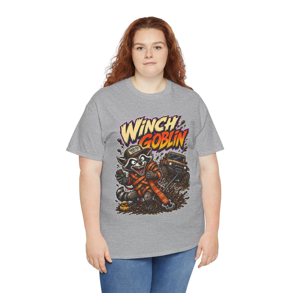 Winch Goblin Tee — Vintage Tow Truck Mechanic Graphic Shirt