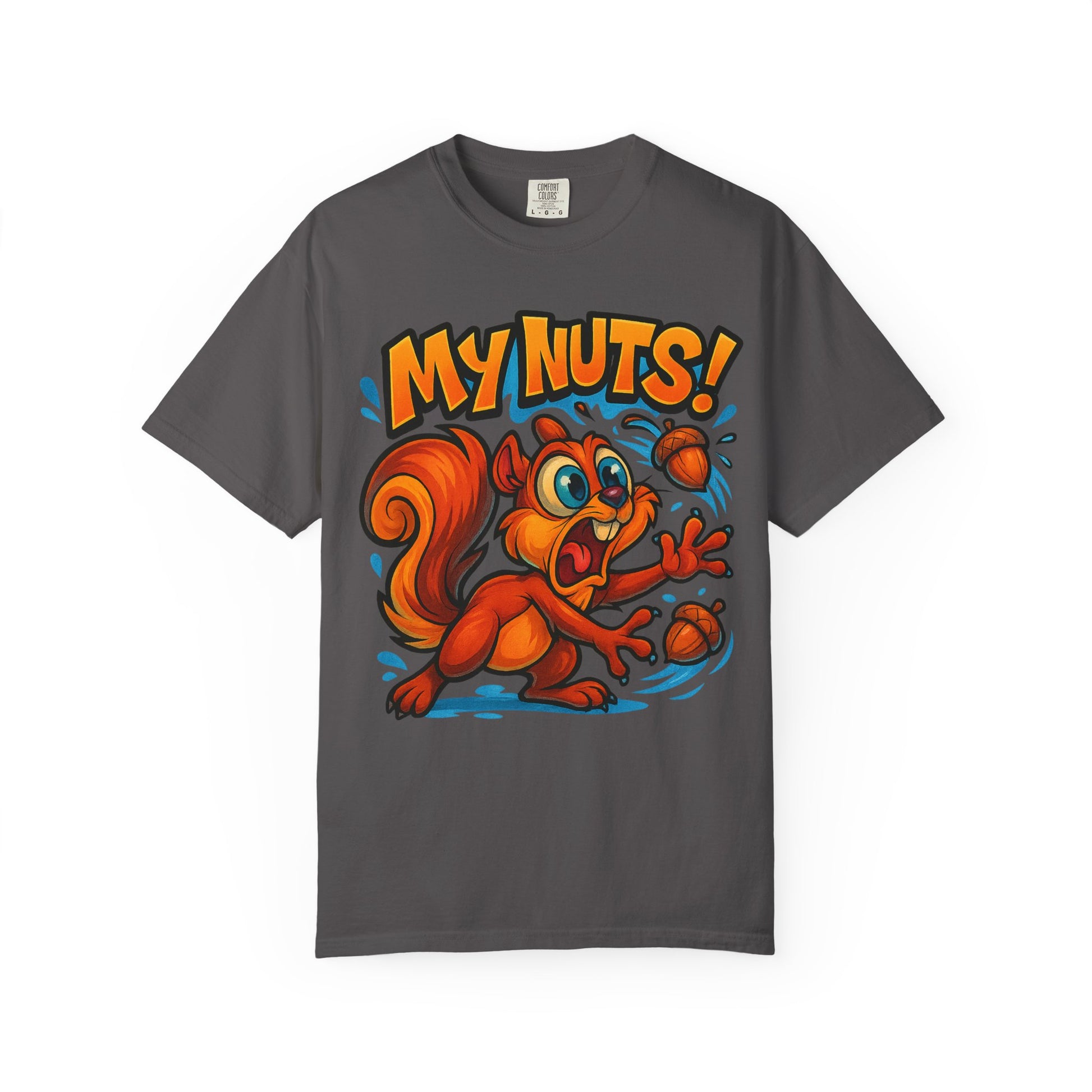 My Nuts! Squirrel Shirt – Funny New School Tattoo Style Tee | Gildan 5000