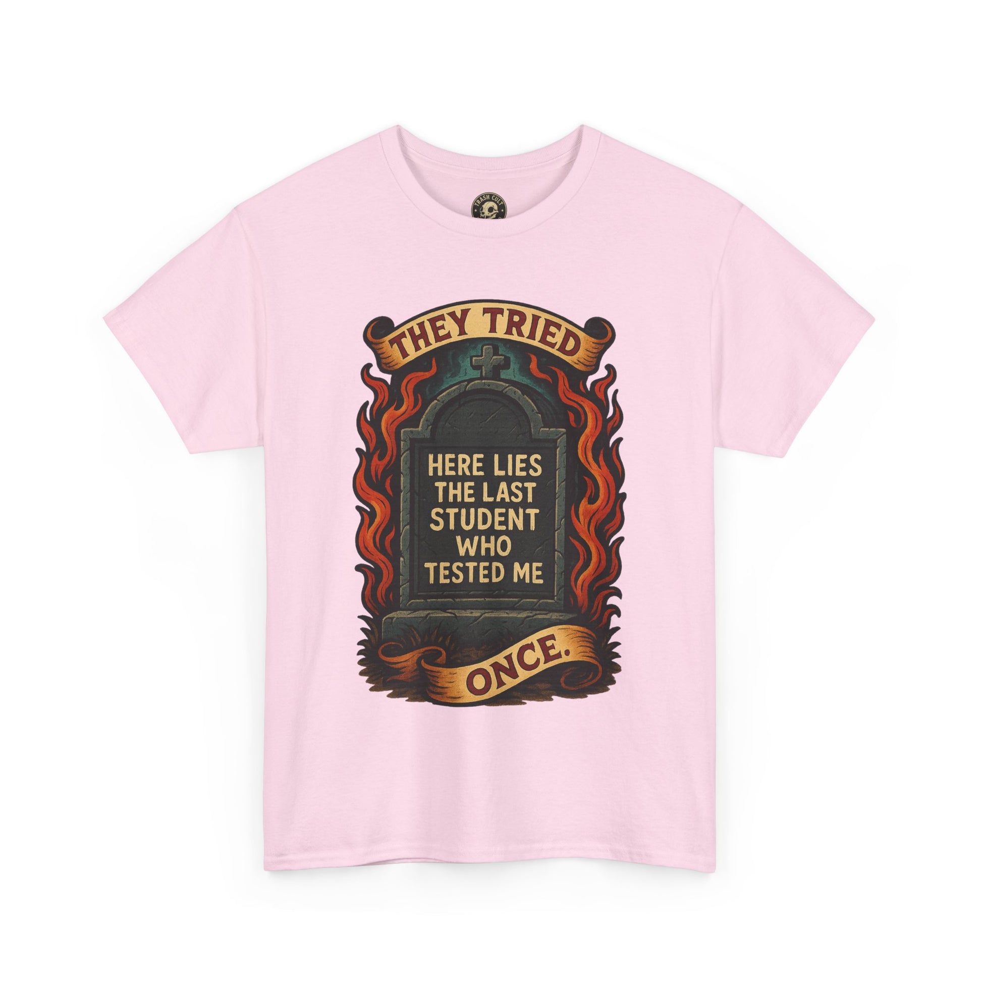 Funny Student Tribute Tee, Unisex Graphic Shirt, Back to School Apparel, Graduation Gift, Teacher Humor Clothing