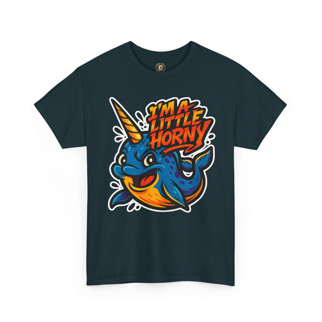 Fun Narwhal Graphic Tee, Quirky Unisex Shirt, Perfect for Gifts, Casual Wear, Animal Lovers, Beach Vibes