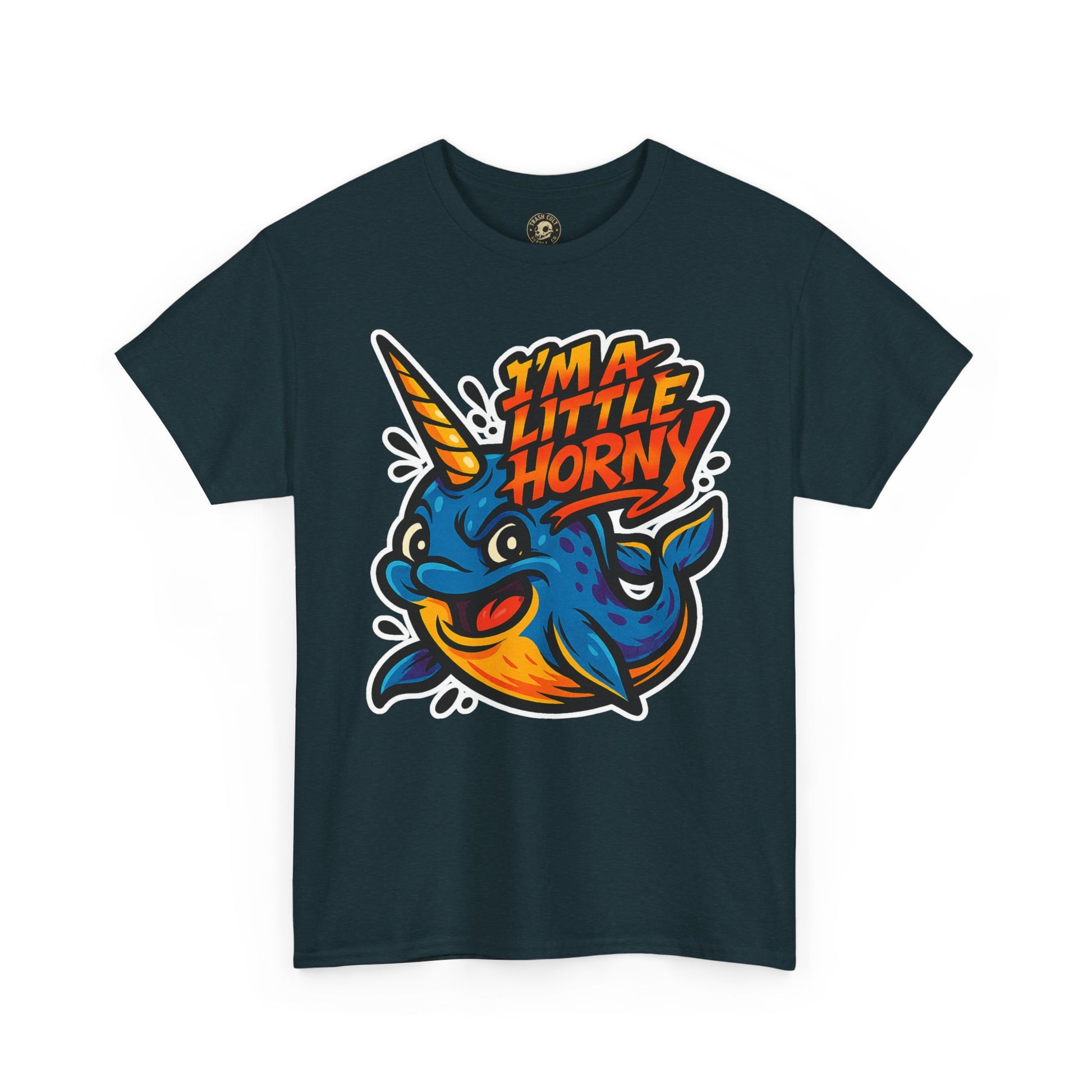 Fun Narwhal Graphic Tee, Quirky Unisex Shirt, Perfect for Gifts, Casual Wear, Animal Lovers, Beach Vibes