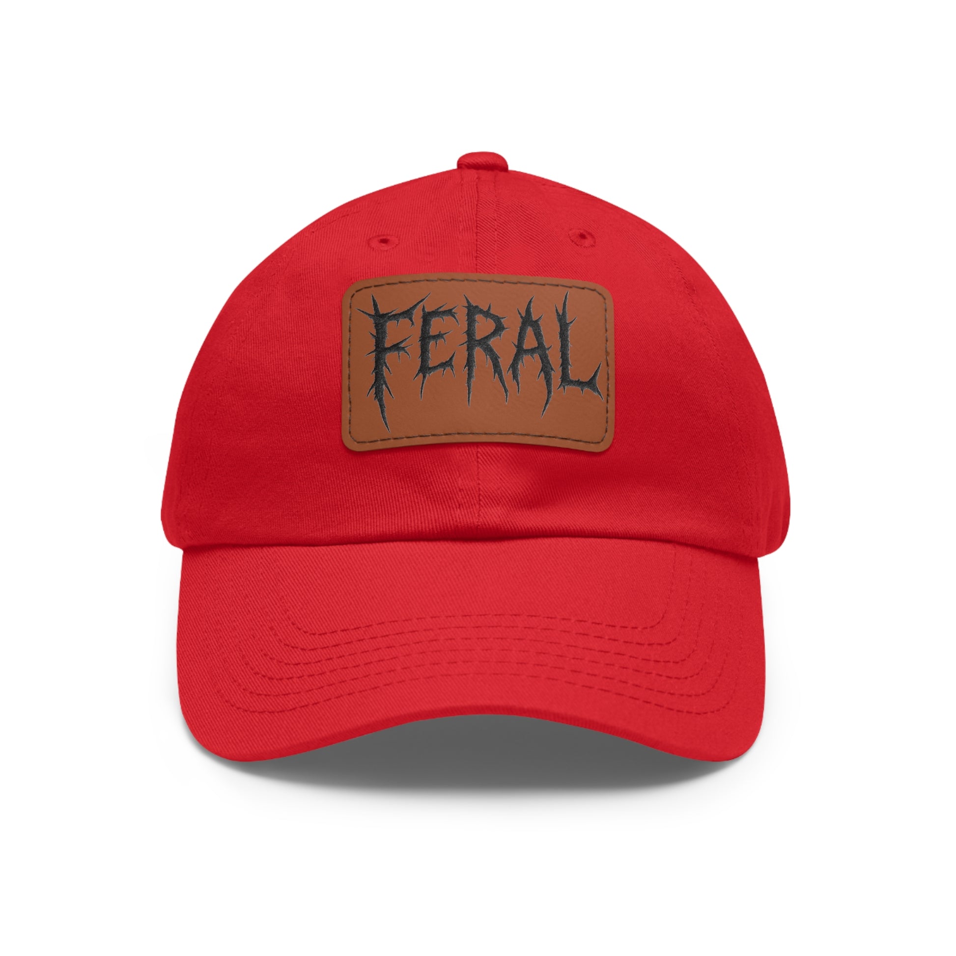 FERAL Embroidered Leather Patch Hat – Trash Cult Supply Co.