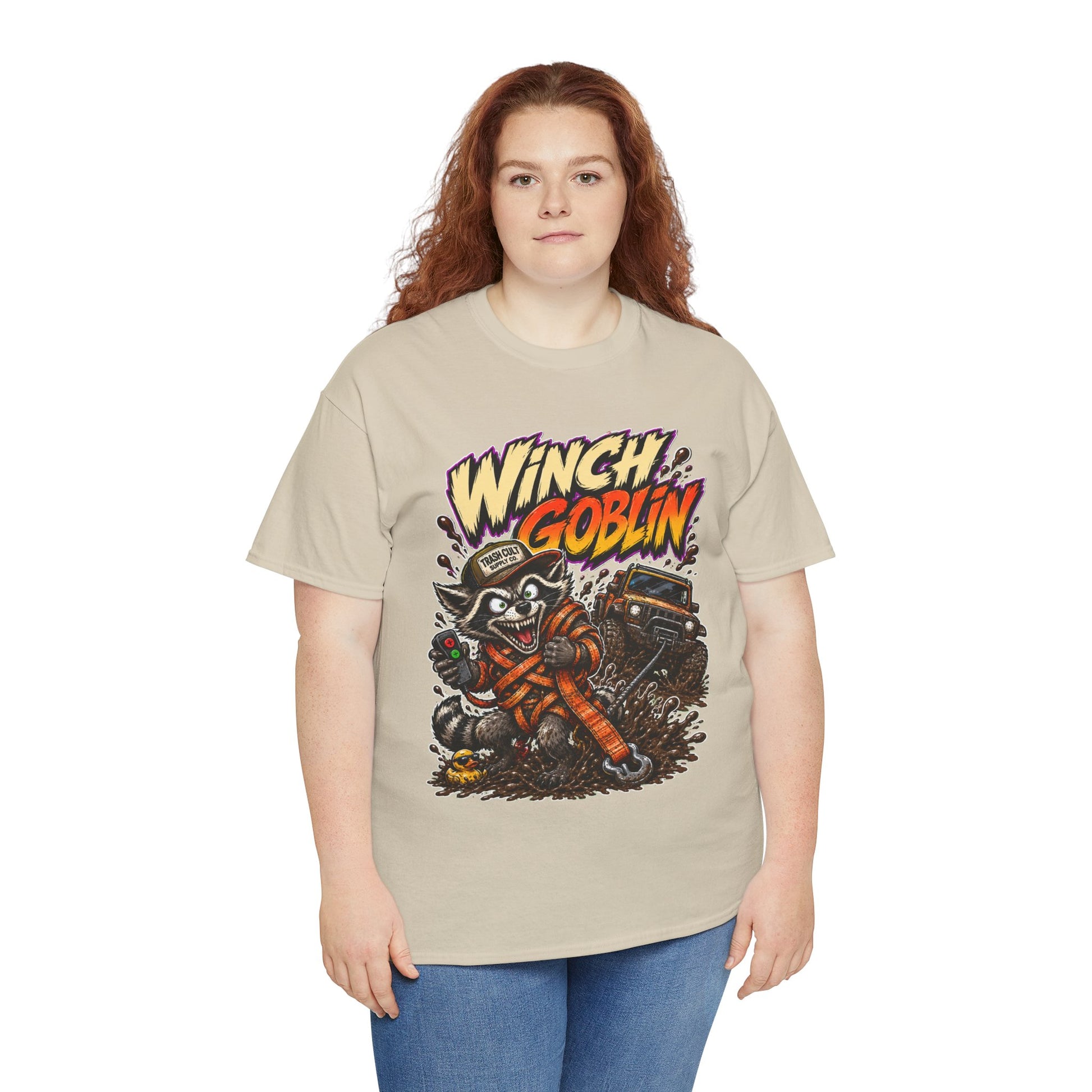 Winch Goblin Tee — Vintage Tow Truck Mechanic Graphic Shirt