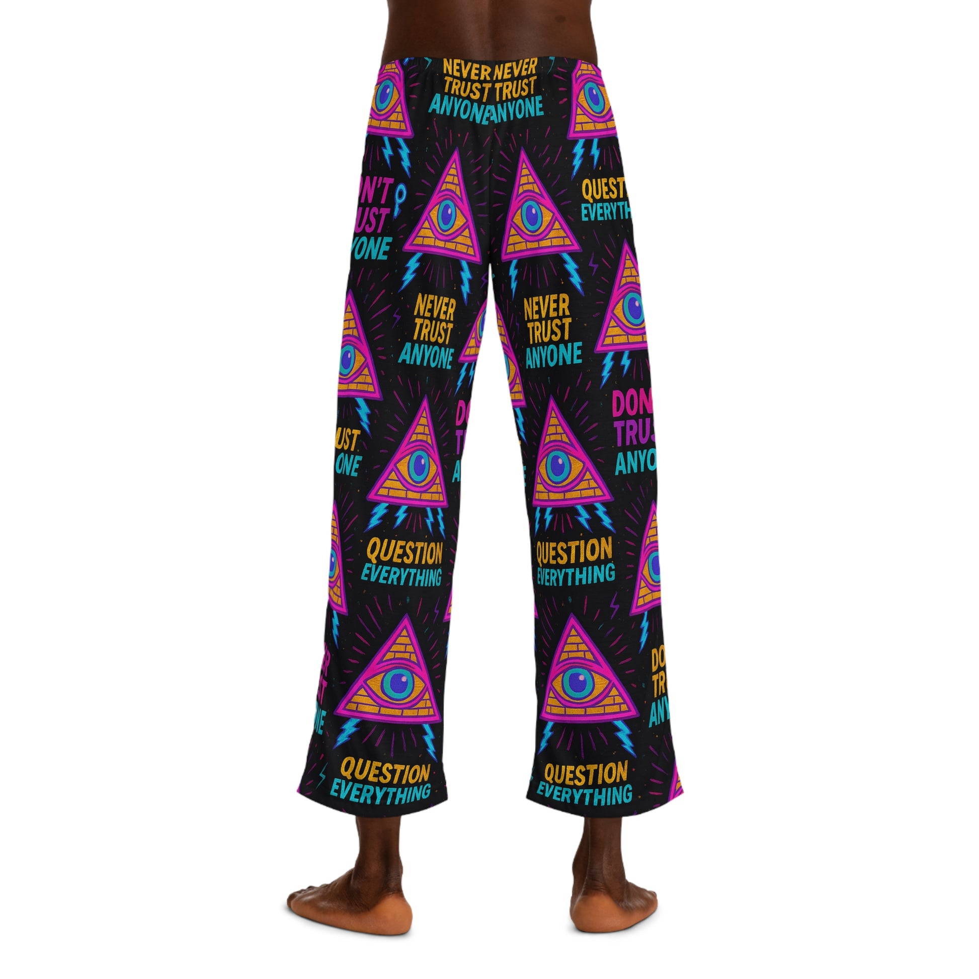Don’t Trust Anyone – Men’s Limited Edition Pajama Pants | Illuminasty Drop