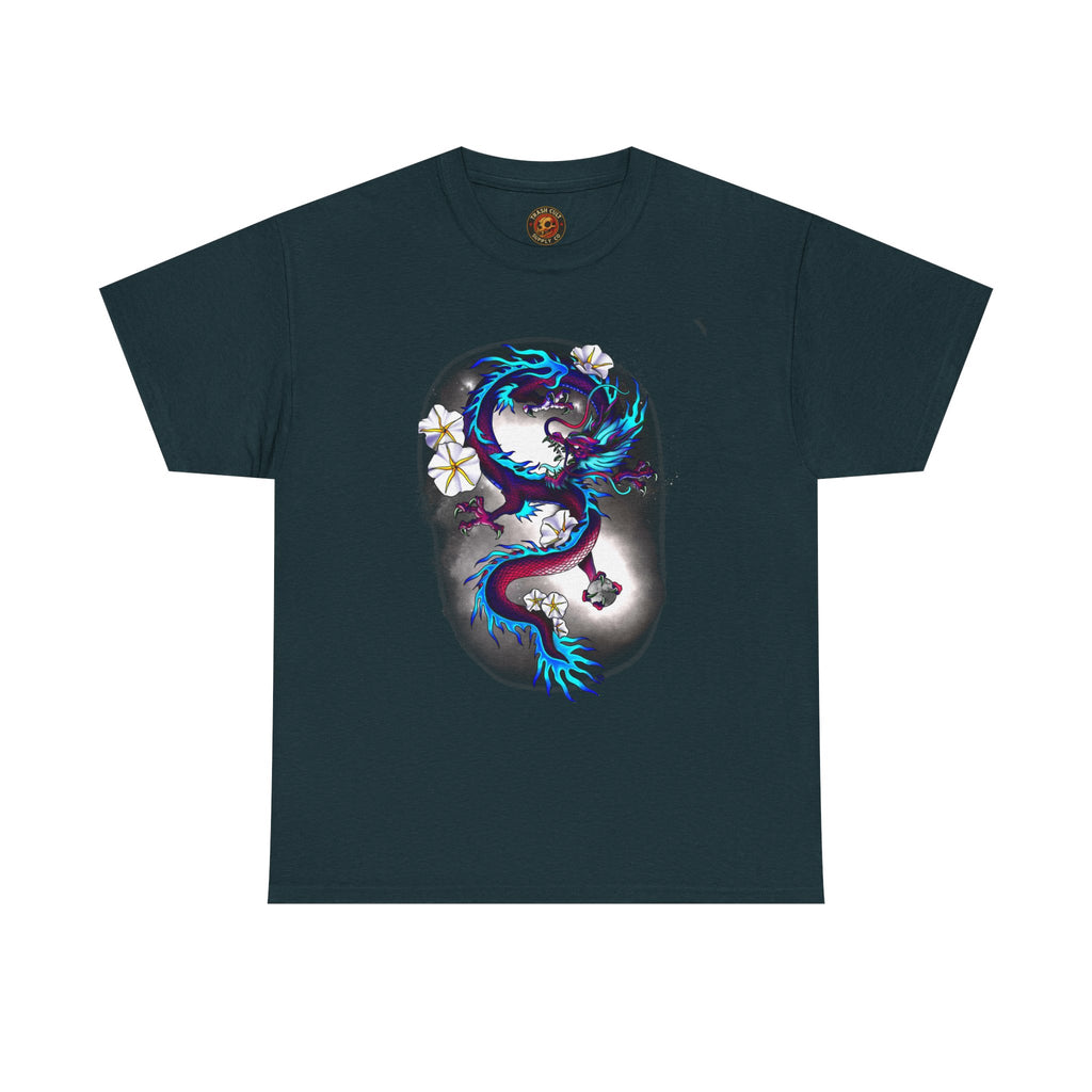 Electric Dragon Tattoo T-Shirt – Lara Davenport x Trash Cult Supply Co. Collab (Gildan 5000)