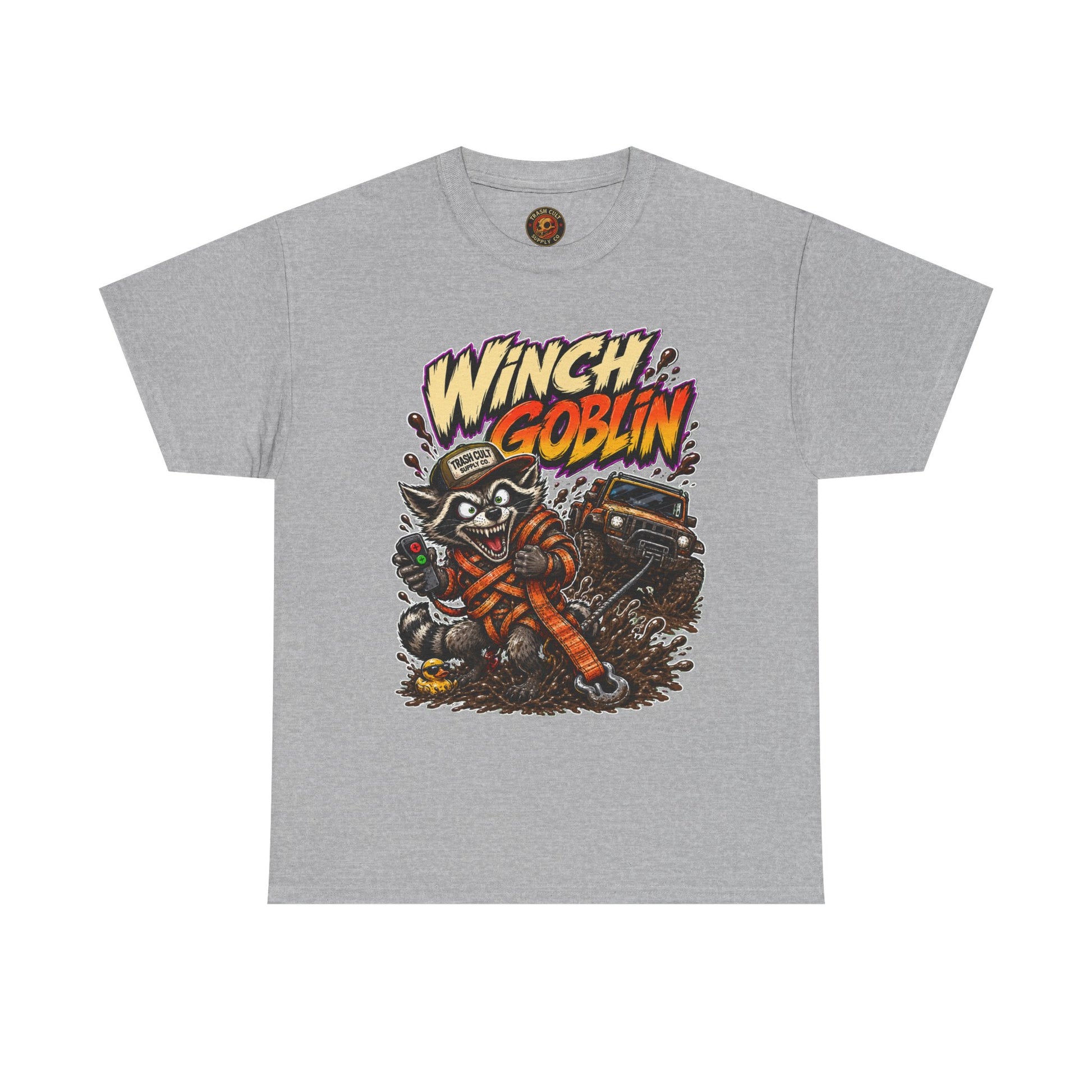 Winch Goblin Tee — Vintage Tow Truck Mechanic Graphic Shirt