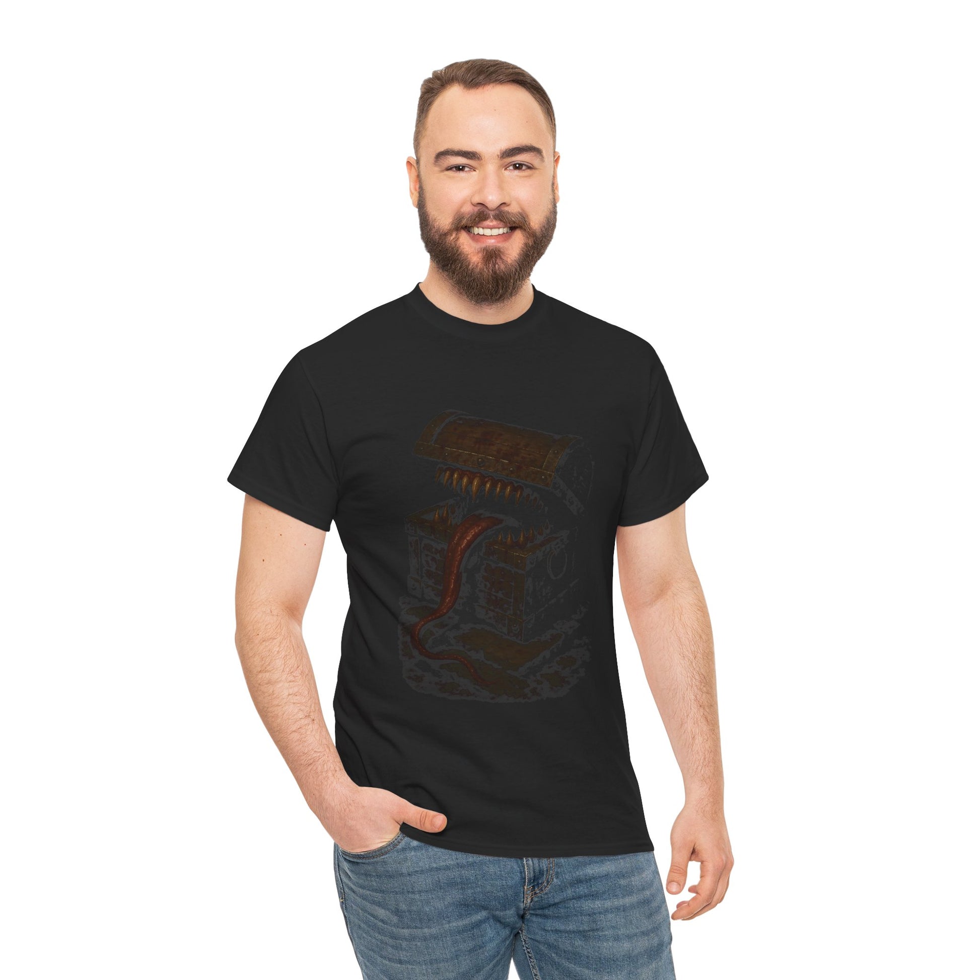 Maw of False Riches – Mimic Treasure Chest T-Shirt