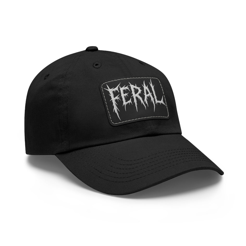 FERAL Embroidered Leather Patch Hat – Trash Cult Supply Co.