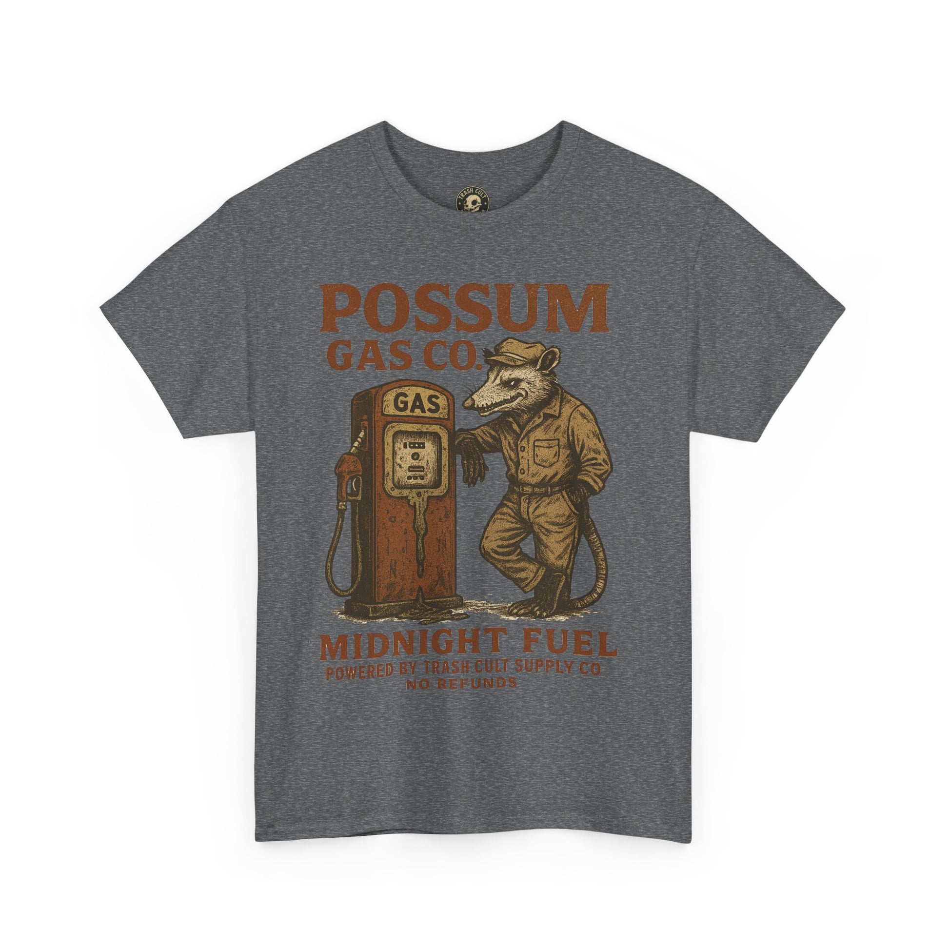 Possum Gas Co. Vintage Feral Mechanic Shirt – Trash Cult Supply Co. – Gildan 5000