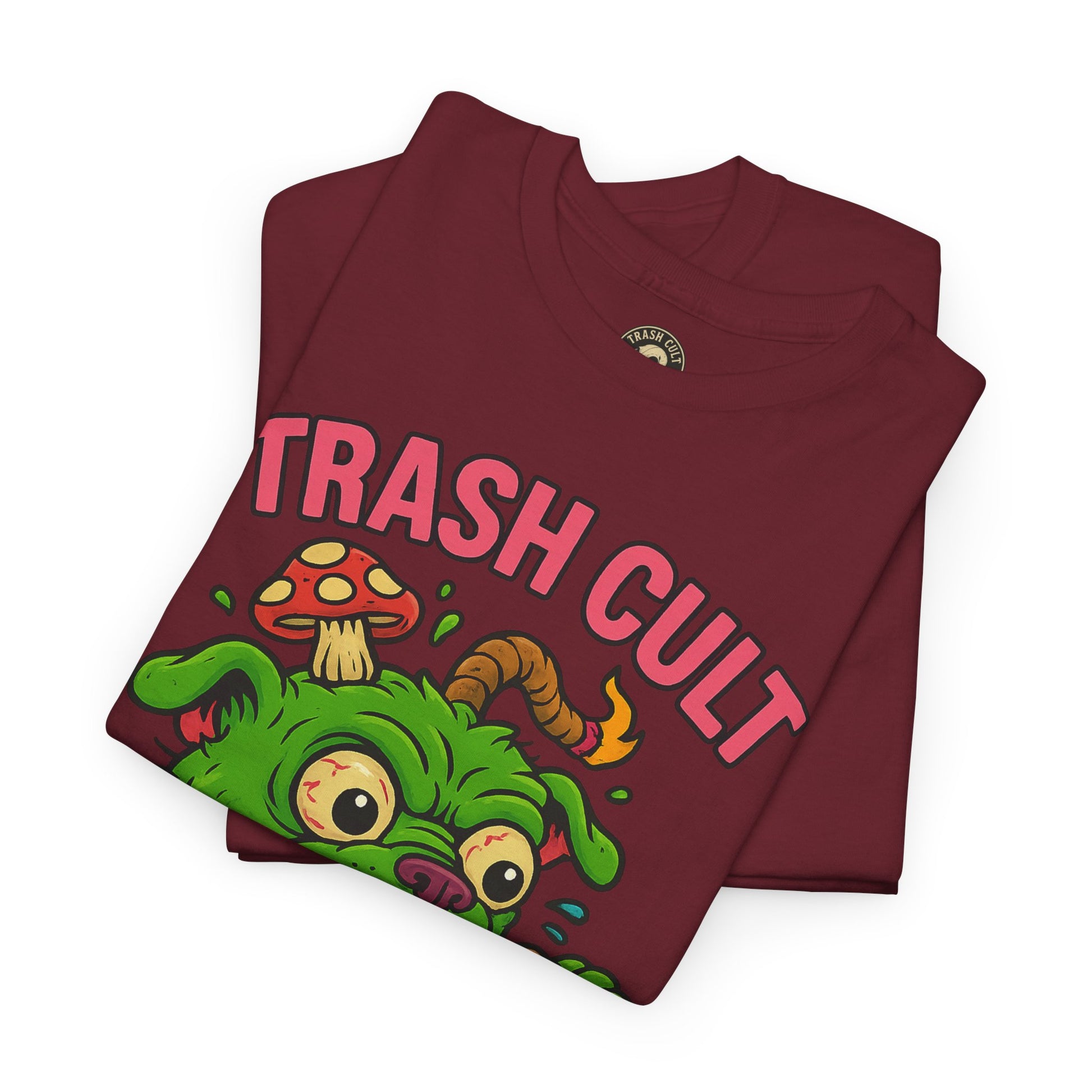Feral Pizza Monster Shirt – Trash Cult Supply Co | Gildan 5000 Graphic Tee