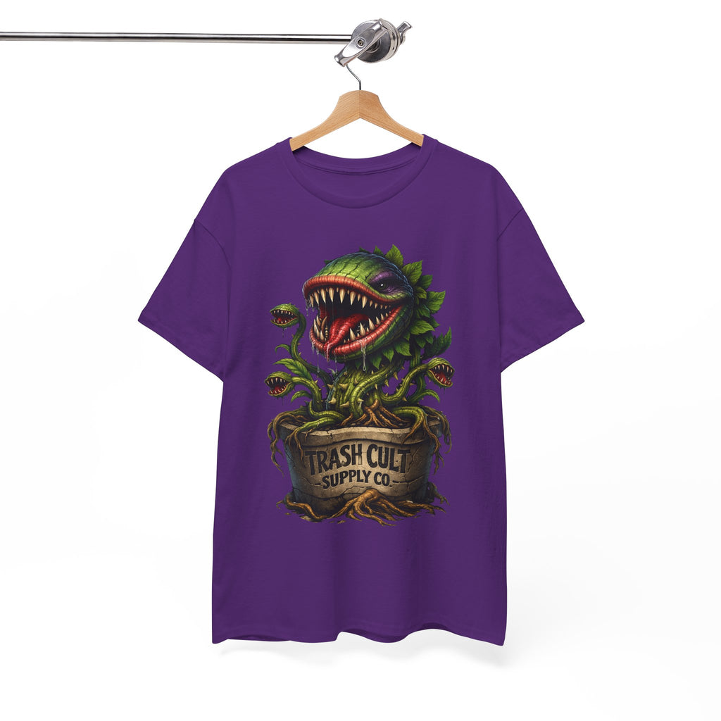 Carnivorous Plant Graphic Tee — "Trash Cult Supply Co." Potted Monster Shirt