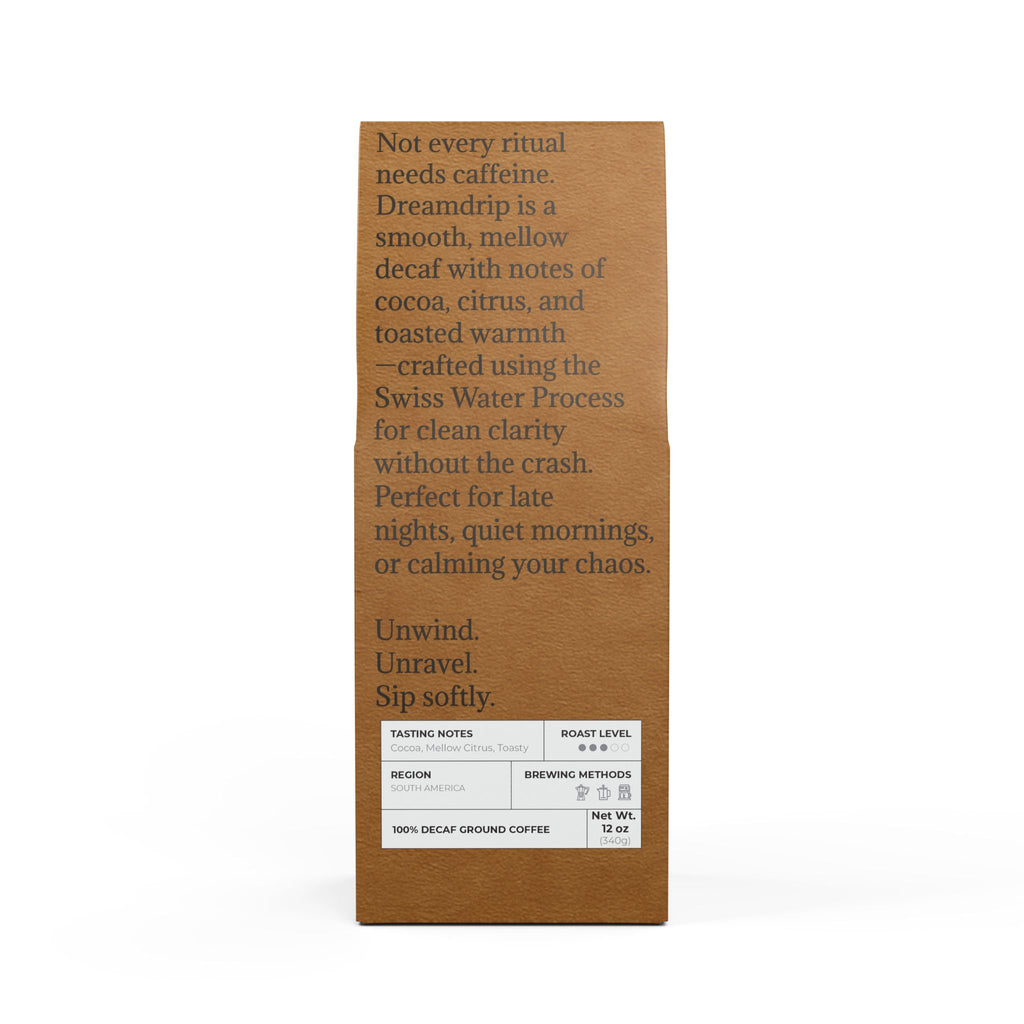 🌙 Dreamdrip – Decaf Medium Roast Coffee (12oz)