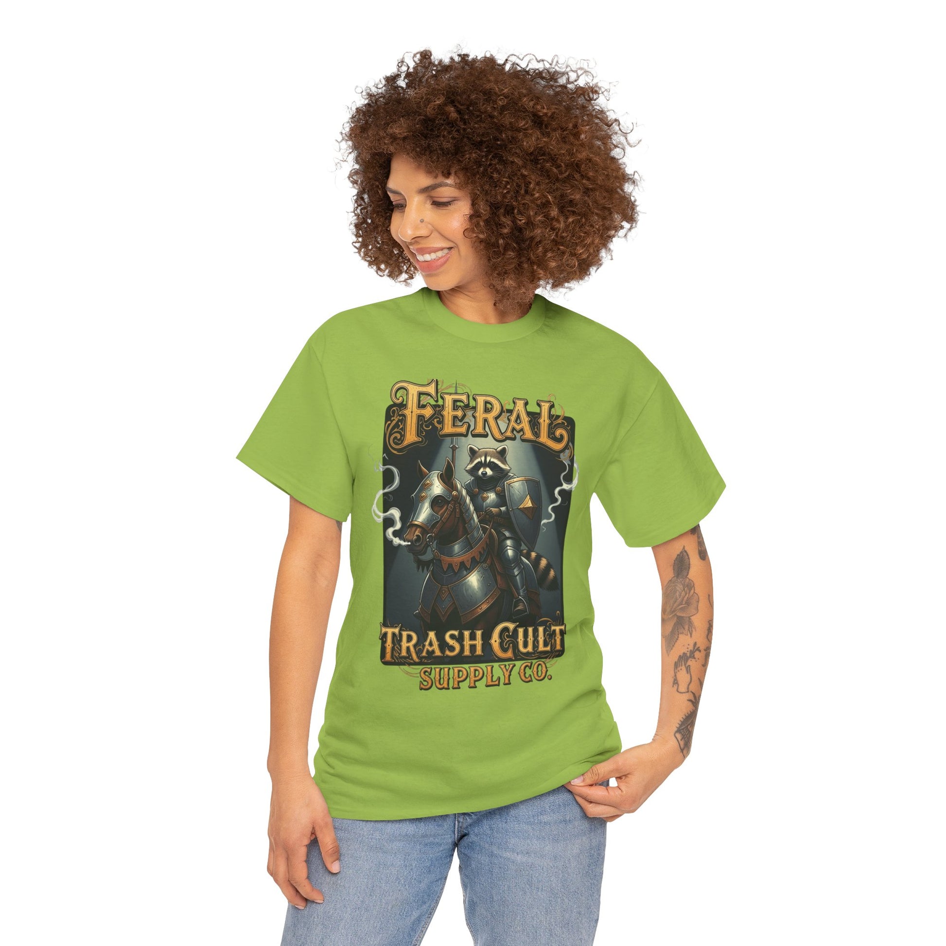 Feral Trash Cult Tee, Unisex Graphic Tee, Cool T-Shirt, Unique Funny Apparel, Gift for Eco Warriors, Casual Wear, Festival Clothing