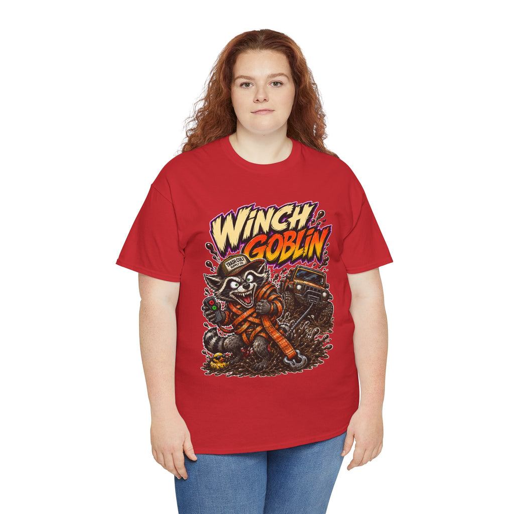 Winch Goblin Tee — Vintage Tow Truck Mechanic Graphic Shirt